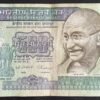 J-3 RS 500 REPUBLIC INDIA BANK NOTE SIGNED C.RANGARAJAN INSET PLAIN GYARAH MURTI ISSUE 6BK 850286