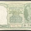 C-2 5RS BANK NOTE SIGNED BY B RAMA RAO WITH INCORRECT HINDI WITH 6 ANTELOPE (6 DEER)ON REVERSE F37 730349 IN GEM UNC CONDITION